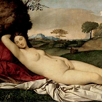 Giorgione - Spící Venuše