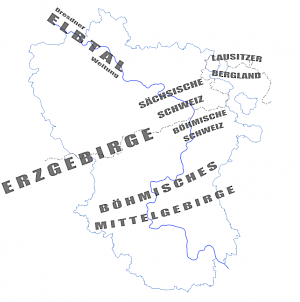 Naturr&auml;ume in der Euroregion Elbe/Labe (eigene Darstellung)