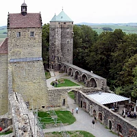Stolpen castle (© Thomas Henkel; Wikipedia; CC BY-SA 2.0)