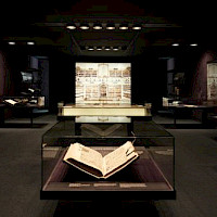 Buchmuseum der SLUB (Quelle: Landeshauptstadt Dresden, museum-euroregion-elbe-labe.eu)