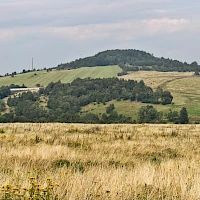Špičák seen from south (© Norbert Kaiser; Wikipedia; CC BY-SA 3.0)