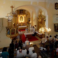 Chapel inside (© poutni-mista-sluknovsko.cz)