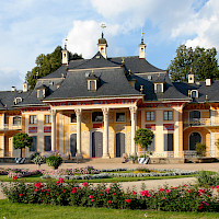 Pillnitz Castle, hillside palace (© Kolossos, Wikipedia; CC BY-SA 3.0)