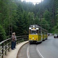 Kirnitzschtalbahn(© Smiley.toerist; Wikimedia; CC BY-SA 4.0)