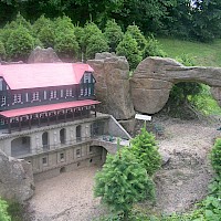 Modell des Prebischtors (© cs:ŠJů; Wikipedia; CC BY-SA 3.0)