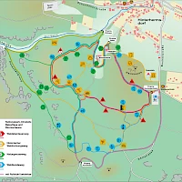 Mapa Waldhusche Hinterhermsdorf (© Nationalpark Sächsische Schweiz)