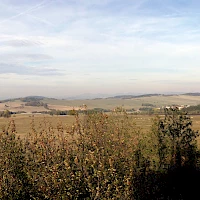 View from Lokout tower Víťova rozhledna in Náčkovice (© Hadonos; Wikipedia; CC BY-SA 3.0)
