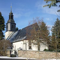 Church in Schellerhau (© SchiDD; Wikipedia; CC BY-SA 4.0)
