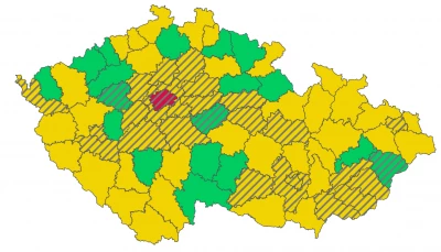 Corona-Karte Tschechien