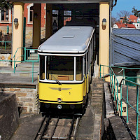 Wagen 1 in der Bergstation (© Till Menzer)