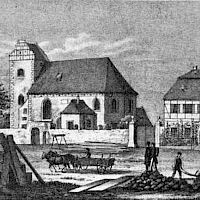 Peter-Pauls-Kirche Coswig um 1740