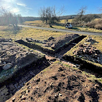 Archaeological excavations at Vorderzinnwald Chapel, autumn 2022 (© Stephan Messner)