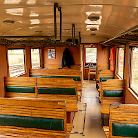 Interior of a diesel motor car class M131 'Hurvínek' (© Michal Gregor; Wikipedia; CC BY-SA 4.0)