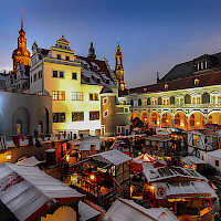 Medieval Christmas market in the Stallhof