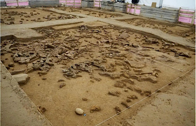 Arch&auml;ologische Fundst&auml;tte in &Uacute;st&iacute;-Bukov