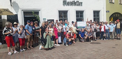 Die Exkursionsteilnehmer in Meißen