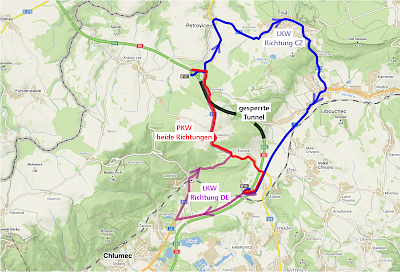 Mapa obj&iacute;zdn&yacute;ch tras