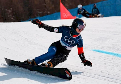 Zuzana Maděrov&aacute; holt olympisches Gold im Snowboard
