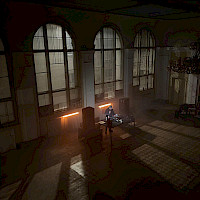 Dance hall of the former Schicht factory in Ústí nad Labem (© Střek-ON z.s.)