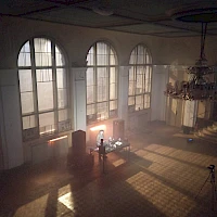 Tanzsaal der ehemaligen Schicht-Fabrik in Ústí nad Labem (© Střek-ON z.s.)