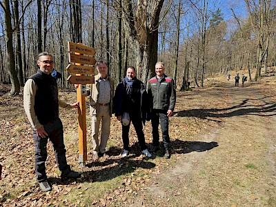 Am neuen grenz&uuml;berschreitenden Wanderweg